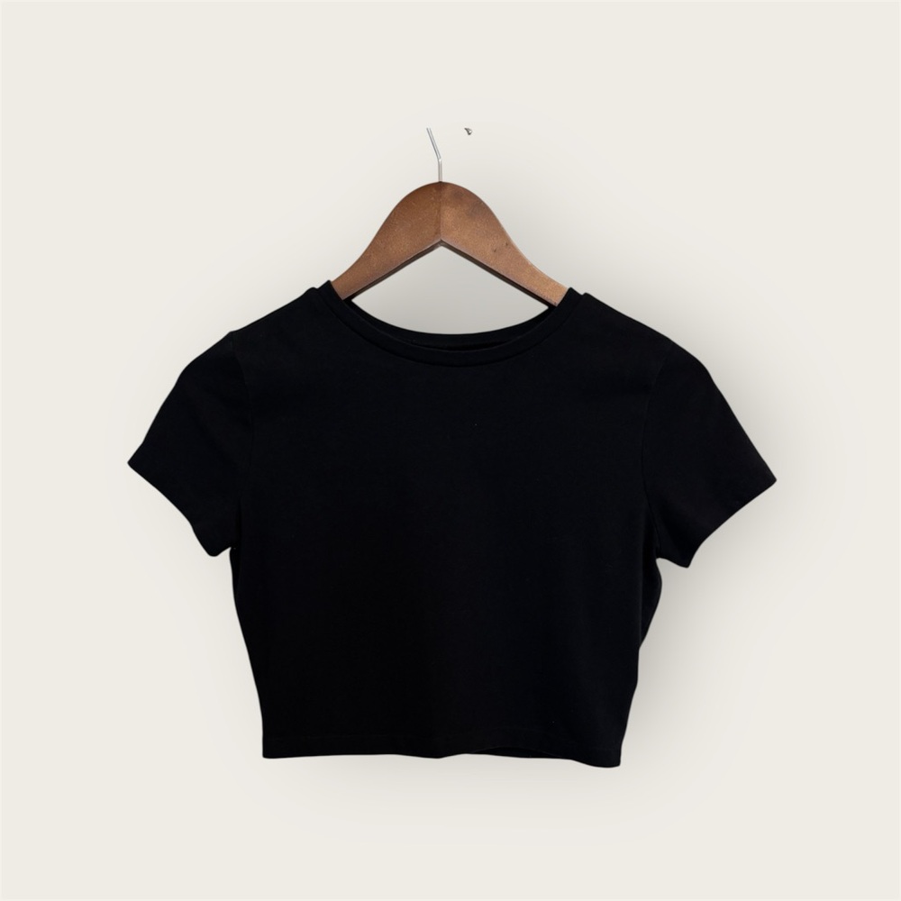 Wild Fable Black Crop Top
